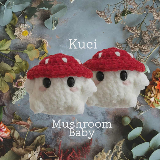 💕🍄🐾 Kuci Crochet Mushroom baby 🐾🍄💕